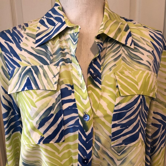 St John Silk Shirt Dress - Picture 5 of 8